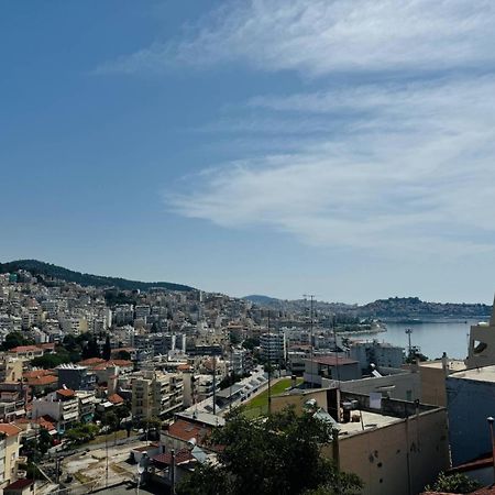 Sea And Castle Panoramic View Kavala Exterior foto